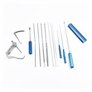 Orthopedic Small Fragment Bone Drilling and Measurement Instrument Set